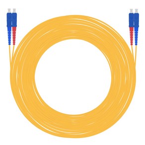 넥스트 싱글모드 SC-SC 광 점퍼코드 패치코드 NEXT-SS2, 1개, 옐로우(NEXT-SS250SM), 50m