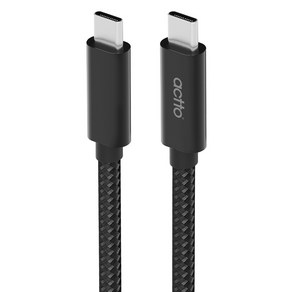 엑토 USB PD C to C 초고속 충전 케이블 240W TC-47, 95cm, 1개, 블랙