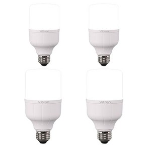 비츠온 LED T-벌브 15W E26, 4개, 주광색