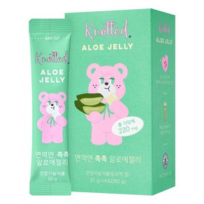 노티드 면역엔 촉촉 알로에젤리 14p, 280g, 1개