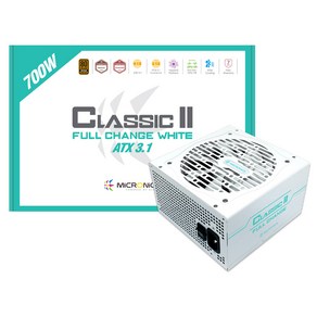 마이크로닉스 Classic 2 풀체인지 700W 80PLUS브론즈 ATX3.1 화이트 HP1-N700ST-E12S