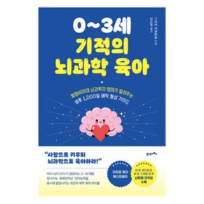 0~3세 기적의 뇌과학 육아:컬럼비아대 뇌과학자 엄마가 알려주는 생후 1 000일 애착 형성 가이드, 21세기북스, 그리어 커센바움