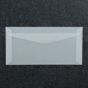 아이엔피 클래식 청첩장 엽서봉투 22 x 11 cm, 반투명, 20개
