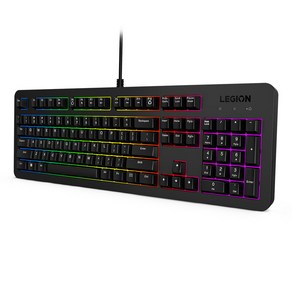 레노버 Legion K310 RGB 게이밍 유선 키보드, 블랙, GY41N91861, 제조사축