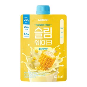 랩노쉬 슬림쉐이크 초당옥수수, 45g, 7개