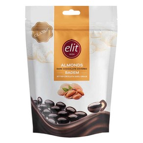 elit 다크초콜릿 커버드 아몬드, 125g, 1개