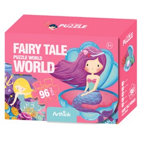 오로라 아트퍼즐, 인어공주 FAIRY TALE WORLD, 96피스, 1개