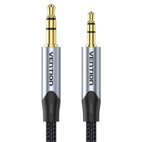 벤션 프리미엄 3.5mm to 2.5mm 양방향 오디오 AUX 케이블 0.5m, BKFHD, 메탈그레이, 1개