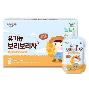 베이비본죽 유기농 보리보리차, 20개, 120ml, 1개입