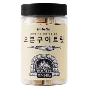 바비온 반려동물 오븐구이 트릿, 북어, 40g, 1개