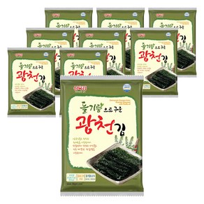 삼육김 들기름으로 구운 광천김 전장김