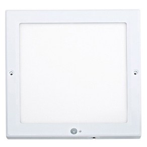 번개표 LED 엣지타입 사각 센서등 20w 220mm 6500K, 주광색, 1개