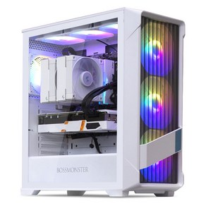 한성컴퓨터 2024 보스몬스터 DX 코어i7 인텔 14세대 지포스 RTX 4070 SUPER, 화이트, BossMonste DX 770INXS, 1TB, 32GB, Fee DOS