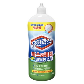 유한락스 바닥청소용 락스와세제, 1.3L, 1개