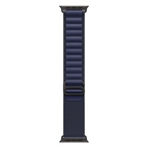 Apple 정품 2024 애플워치 알파인 루프, 44/45/46/49mm, Medium, 네이비 / 블랙