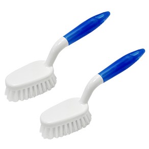 솔앤소울 다용도 바닥 청소솔, 화이트 + 블루, 2개