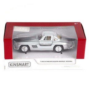 킨스마트 1954 벤츠 300 SL 미니카 KT5346, 실버, 158 x 70 x 80 mm, 1개