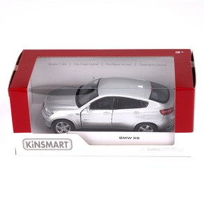 킨스마트 BMW X6 자동차 KT5336, 실버, 1개