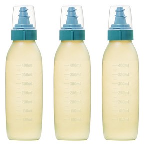 씨밀렉스 프리즐 3단 노즐 양념 소스통 그린, 500ml, 3개