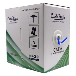 케이블메이트 CAT.6 UTP 기가 제작용 박스형 랜케이블 CM1172