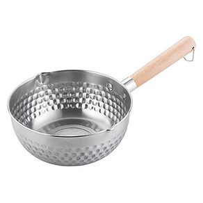 투데이리빙 인덕션 우드 핸들 스텐 편수 냄비 R99230S, 실버, 1개, 20cm