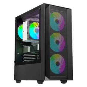 포유컴퓨터 2024 게임용 조립PC 코어i5 인텔 14세대 지포스 RTX 4060 Ti, 블랙, TR443246tiB, 1TB, 32GB, Fee DOS