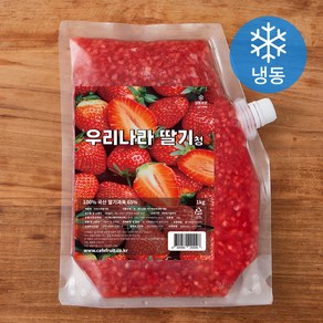 우리나라 딸기청 (냉동), 1kg, 1개