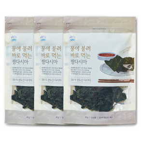 청해거상 물에불려 바로먹는 완도 쌈다시마, 80g, 3개