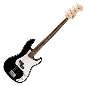 스콰이어 SONIC Pecision Bass Lauel WPG 베이스기타, Black, 1개, 037-3900-506