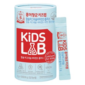 정관장 홍이장군 키즈랩 칼슘 마그네슘 비타민D 플러스, 30회분, 60g, 1개