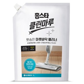 홈스타 클린마루 마룻바닥 클리너 화이트 레몬향 리필, 1개, 1L