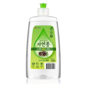 자연퐁 솔잎 주방세제 CAP 용기, 1개, 490ml