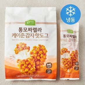 상하키친 통모짜렐라 케이준 감자 핫도그 (냉동), 420g, 1개