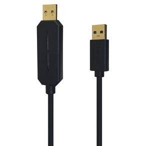 랜스타 스마트 USB3.0 KM 데이터 통신 컨버터 케이블 1.5m LS-COPY30, 1개