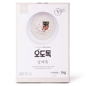 프롬벳 강아지 오도독 삼계죽 사료, 닭, 1kg, 1개