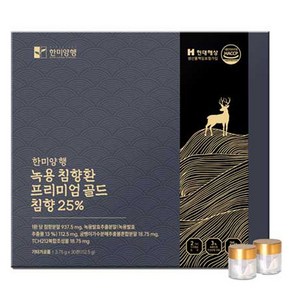 한미양행 녹용 침향환 프리미엄 골드, 없음, 1개, 30정, 112.5g