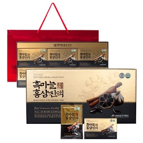 고려인삼 흑마늘홍삼진액 + 쇼핑백, 70ml, 30개