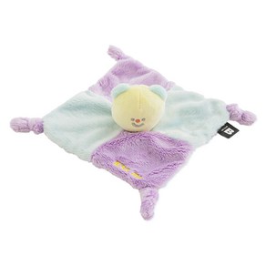 바잇미 강아지 바스락 블랭킷 터그 삑삑 장난감, 곰, 1개