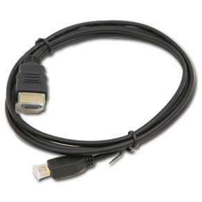 컴스 V1.3 금도금 HDMI Mico HDMI 케이블 블랙 C3206, 1개