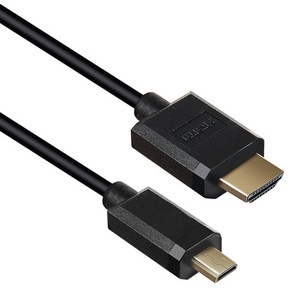 컴스마트 HDMI M to Mico HDMI M V2.0 4K 60Hz UHD 초슬림 스프링 케이블 IF705, 40cm, 1개