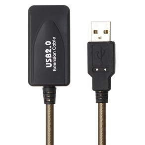 컴스마트 USB 2.0 리피터 무전원 연장 케이블 BT670, 1개