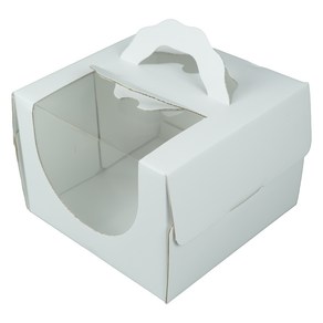 천운패키지 케익창박스 1호, 화이트, 25개