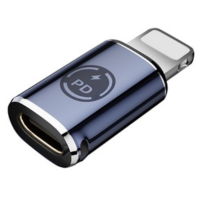 컴스마트 USB 3.1 C타입-애플8핀 PD충전 젠더 JA148, 20mm, 1개