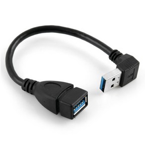 컴스 USB 3.0 A 연장젠더 하향꺾임 케이블 ITA339, 본상품선택, 1개