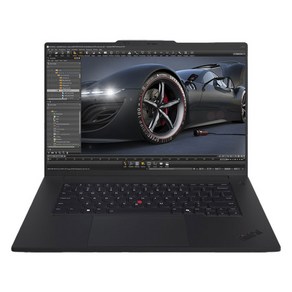 레노버 2024 씽크패드 P1 G7 16 코어Ulta9 RTX 3000 Ada, 블랙, 512GB, 64GB, WIN11 Po, 21KVS0QM00