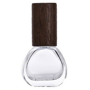 엘라라 예쁜 투명한 향수 공병 15ml, 1개, 삼각 호두 뚜껑