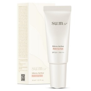 숨37도 마이크로액티브 톤업 시카 무기자차 진정선 선크림 SPF50+ PA+++, 1개, 30ml