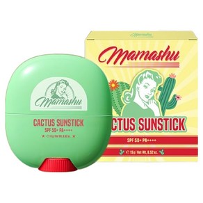 마마슈 선인장 선스틱 SPF50+ PA++++, 15g, 1개