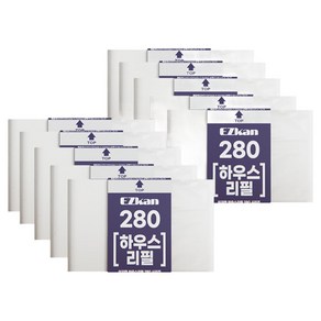 이지캔 하우스 리필 280 기저귀 쓰레기 봉투, 10개, 27L