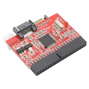 컴스 SATA to IDE 컨버터 레드 SATA전용 SATA 케이블 IDE 4P 전원 케이블 50cm, 1개